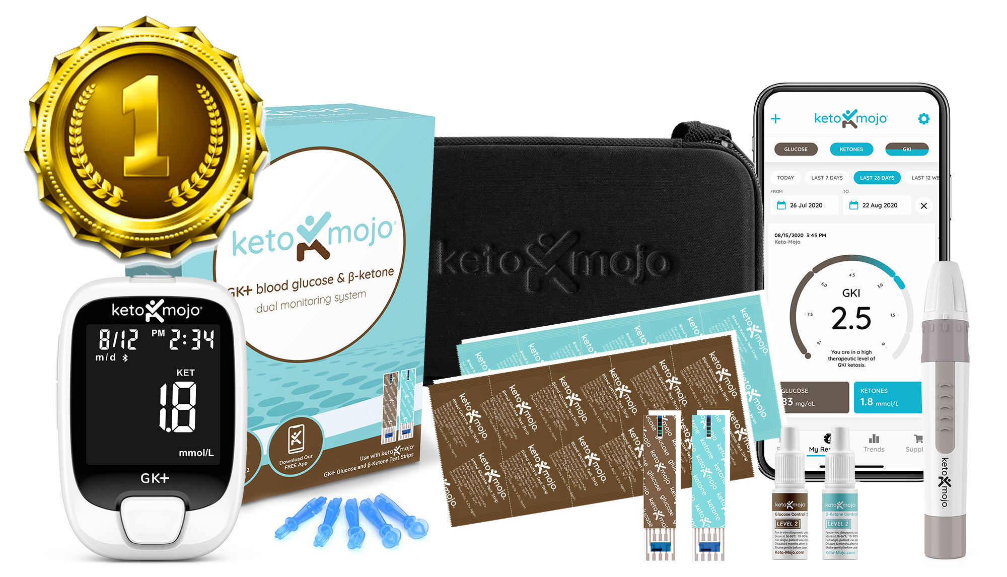 Keto-Mojo Winner Keto-Mojo Meter Kit